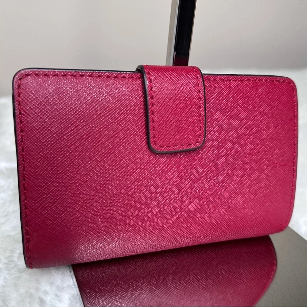 Michael Kors Red Bifold Wallet - Picture 6 of 14